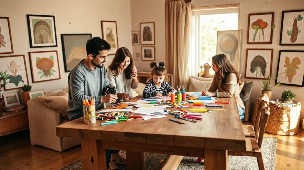 10 projets DIY incontournables pour stimuler la créativité en famille